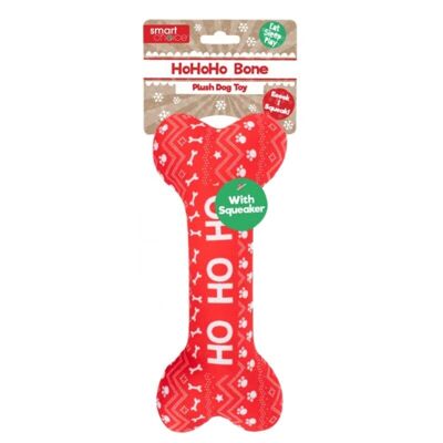 Juguete de peluche para perro Smart Choice Ho Ho Ho Bone