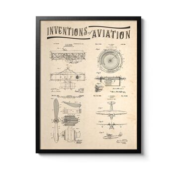 Affiche Inventions Aviation 1