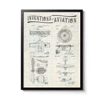 Affiche Inventions Aviation 2