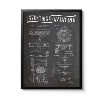 Affiche Inventions Aviation 3