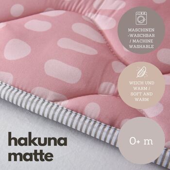 Tapis d'éveil Hakuna mat, tapis de jeu pour bébé 1,27 x 1,27 m 9