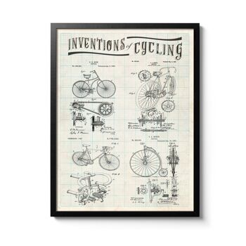 Affiche Inventions Cyclisme 2