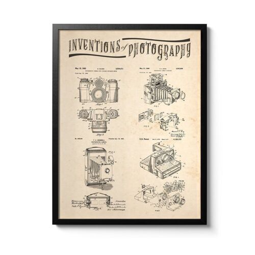 Affiche Inventions Photographie