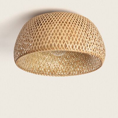 Ledkia Bamboo Ceiling Lamp Kea Big Natural