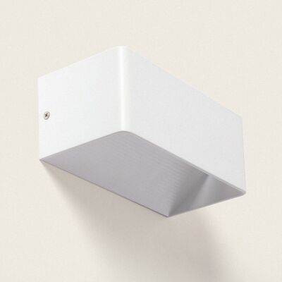 Ledkia Aplique de Pared LED 6W Aluminio Superficie Kawek Blanco