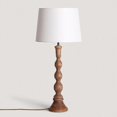 Ledkia Anand ILUZZIA Wooden Table Lamp Natural