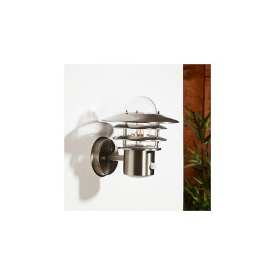 Ledkia Stage Stainless Steel Outdoor Wall Light with PIR Sensor Stainless Steel