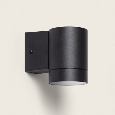 Ledkia Aplique de Pared Exterior Aluminio Negro Oakham Negro