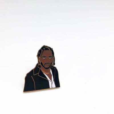 Kendrick Enamel Pin | Gold-KAZVARE-223