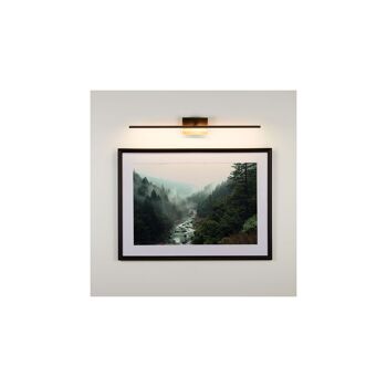 Ledkia Applique Murale pour Tableaux LED 7W Hockney 600mm Laiton 4