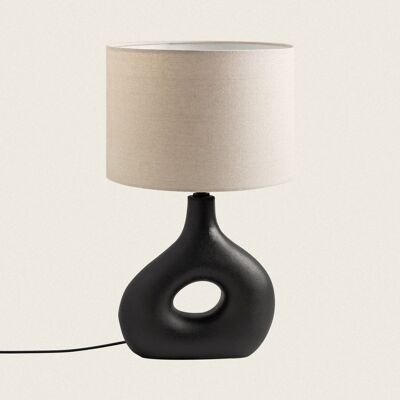 Ledkia Ceramic Table Lamp Idala Black