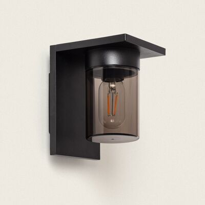 Ledkia Melba Black Aluminum Outdoor Wall Lamp