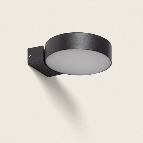 Ledkia Aplique de Pared Exterior LED 8.3W Aluminio Nerida Negro