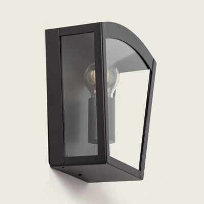 Ledkia Aplique de Pared Exterior Acero Inoxidable Zinnia Negro