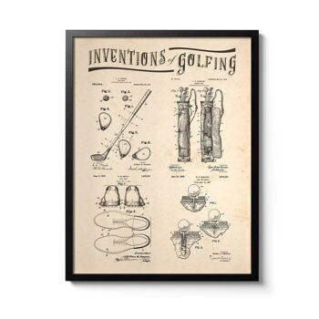 Affiche Inventions Golf 1