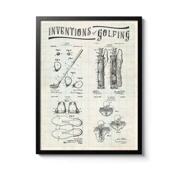 Affiche Inventions Golf 2