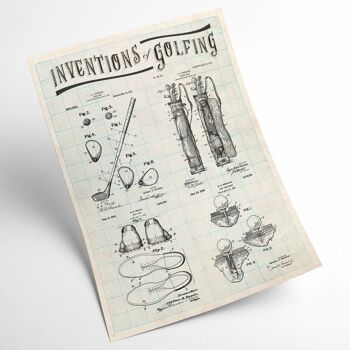 Affiche Inventions Golf 6