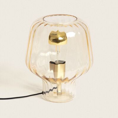 Lampe de table en cristal transparent Vittoria Ledkia