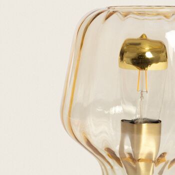 Lampe de table en cristal transparent Vittoria Ledkia 3