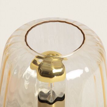 Lampe de table en cristal transparent Vittoria Ledkia 4