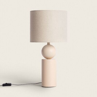 Ledkia Ceramic Table Lamp Rahma Beige