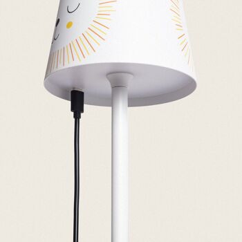 Ledkia Lampe de Table LED Portable 3W en Métal avec Batterie Rechargeable USB Anisa Kids Jaune 4