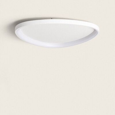 Ledkia LED Deckenleuchte 30W Oval Metall Ø600 mm CCT wählbar Owen Weiß