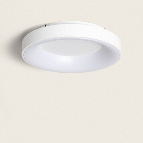 Ledkia Plafón LED 40W Circular Metal Ø470 mm CCT Seleccionable Jacob Blanco