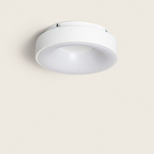 Ledkia Plafón LED 20W Circular Metal Ø300 mm CCT Seleccionable Jacob Blanco