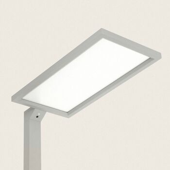 Ledkia Lampe de Table LED 70W avec Pince Aluminium Dimmable Deux Côtés avec Détecteur de Mouvement SupremLight 3 Gris 6