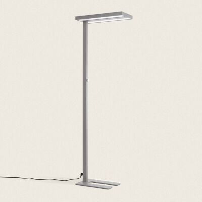 Ledkia LED Floor Lamp 60W Aluminum Dimmable Two Sides SupremLight 5 Gray