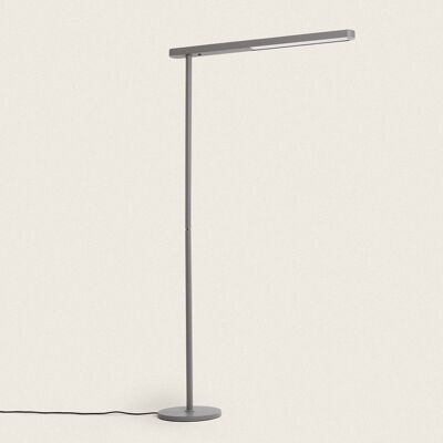 Ledkia LED Floor Lamp 40W Aluminum Two Sides SupremLight 2 Gray