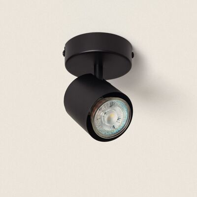 Ledkia Metal Ceiling Lamp Edesta Black