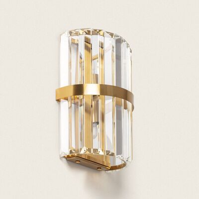 Ledkia Golden Zashi Crystal Wall Light