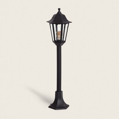 Ledkia Outdoor-Leuchtfeuer, Fußfläche 60 cm, Villa, Schwarz