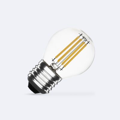 Ledkia Ampoule à Filament LED E27 4W 470 lm Intensité Variable G45 Blanc Neutre 4000K