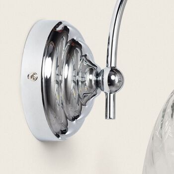 Ledkia Applique Métal et Cristal Kutja Argent 3