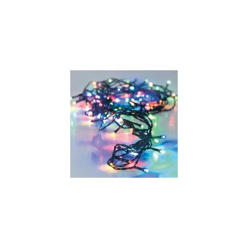 Ledkia Guirnalda Exterior LED Cable Negro RGB 11m Racimo RGB