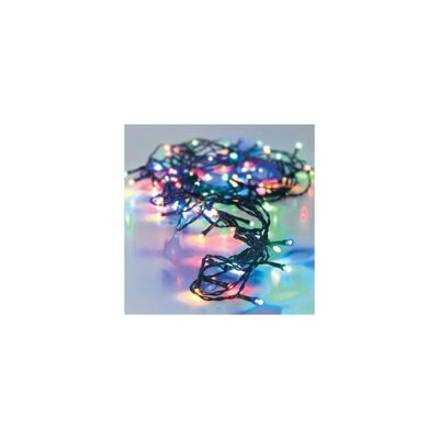 Ledkia Guirnalda Exterior LED Cable Negro RGB 25m Racimo RGB