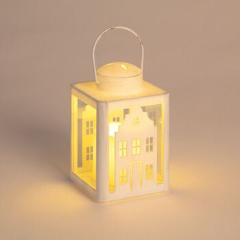 Lampe de table LED portable Ledkia avec batterie Kyrnea blanche 2