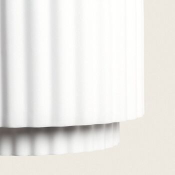 Ledkia Plaster Suspension Double Colonne Blanc 4