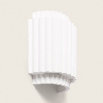 Applique Ledkia Plaster Double Colonne Blanc 1