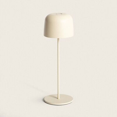 Lampada da tavolo Ledkia LED 1.Portatile da esterno in alluminio da 2 W con batteria ricaricabile Wink Beige