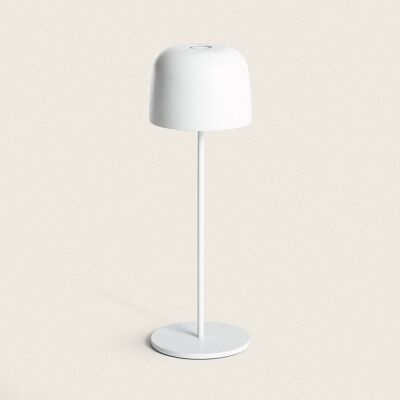 Lampe de table LED Ledkia 1.2 W Portable Extérieur en Aluminium avec Batterie Rechargeable Wink Blanc