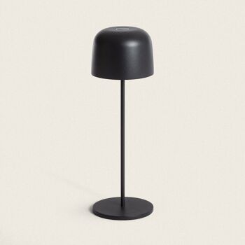 Lampe de table LED Ledkia 1.2 W Portable Extérieur en Aluminium avec Batterie Rechargeable Wink Noir 1