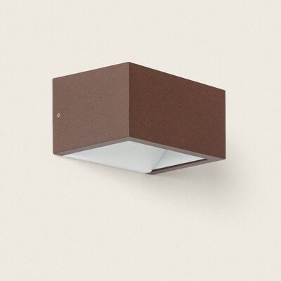 Ledkia Outdoor Wall Light LED 9W Aluminum Double Sided Lighting CCT Selectable Sheffield Oxide