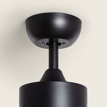 TechBrey Fleves Ventilateur de plafond silencieux 132 cm Moteur DC Noir, Pales : Noir, Sans lumière, Télécommande, Wifi : Non 3