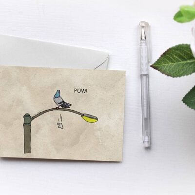 POW! | Pigeons Love Grime | Greetings Card-POW-CAR-202-A6-POW