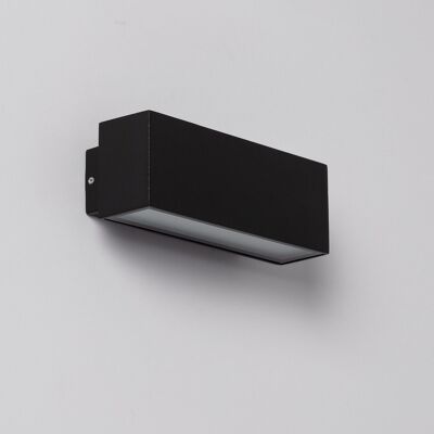 Ledkia Aplique de Pared Exterior LED 12W Aluminio Iluminación Doble Cara Carinae Blanco Cálido 3000K