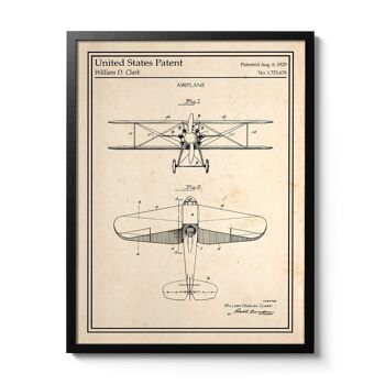 Affiche brevet Avion 1